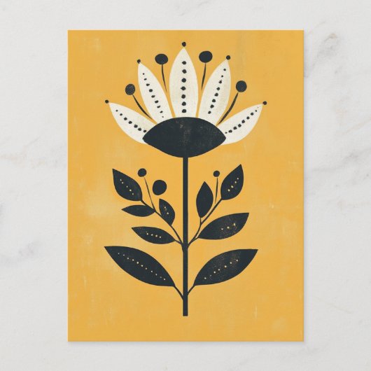 Folk Bloom No.257 Briefkaart (Voorkant)