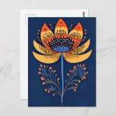 Folk Bloom No.261 Briefkaart (Voorkant / Achterkant)