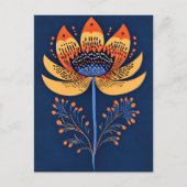 Folk Bloom No.261 Briefkaart (Voorkant)