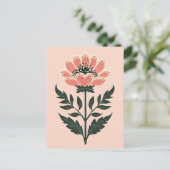 Folk Bloom No.263 Briefkaart (Staand voorkant)