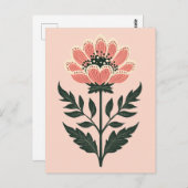 Folk Bloom No.263 Briefkaart (Voorkant / Achterkant)