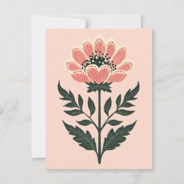 Folk Bloom No.263 Briefkaart