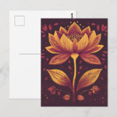 Folk Bloom No.265 Briefkaart (Voorkant / Achterkant)