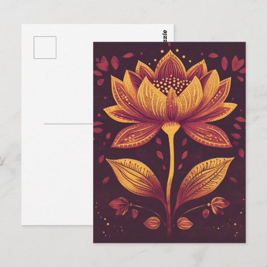 Folk Bloom No.265 Briefkaart (Voorkant / Achterkant)