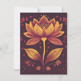 Folk Bloom No.265 Briefkaart