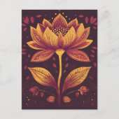 Folk Bloom No.265 Briefkaart (Voorkant)