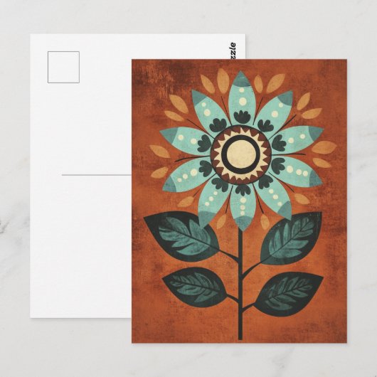 Folk Bloom No.266 Briefkaart (Voorkant / Achterkant)