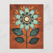 Folk Bloom No.266 Briefkaart (Voorkant)