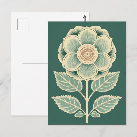 Folk Bloom No.268 Briefkaart (Voorkant / Achterkant)