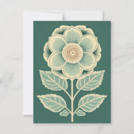 Folk Bloom No.268 Briefkaart