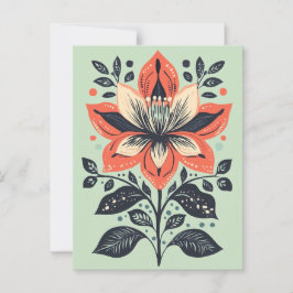 Folk Bloom No.271 Briefkaart