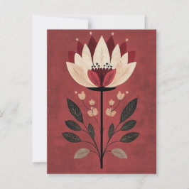 Folk Bloom No.272 Briefkaart