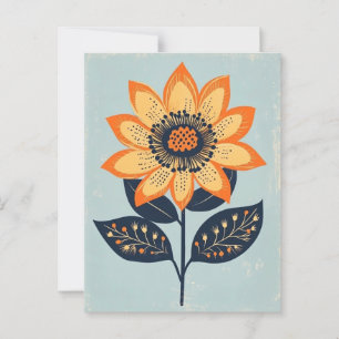 Folk Bloom No.273 Briefkaart