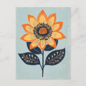 Folk Bloom No.273 Briefkaart (Voorkant)