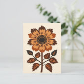 Folk Bloom No.274 Briefkaart (Staand voorkant)