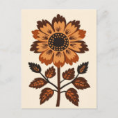 Folk Bloom No.274 Briefkaart (Voorkant)