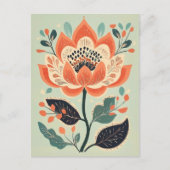 Folk Bloom No.275 Briefkaart (Voorkant)