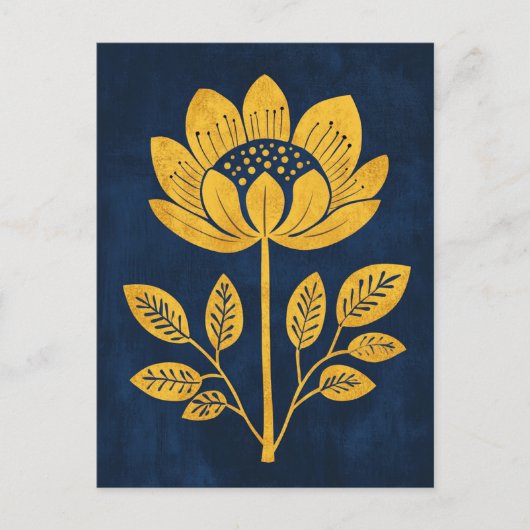 Folk Bloom No.276 Briefkaart (Voorkant)