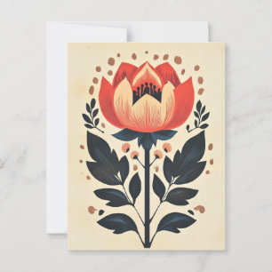 Folk Bloom No.277 Briefkaart