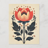Folk Bloom No.277 Briefkaart (Voorkant)