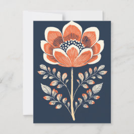 Folk Bloom No.278 Briefkaart
