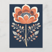 Folk Bloom No.278 Briefkaart (Voorkant)