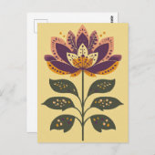 Folk Bloom No.279 Briefkaart (Voorkant / Achterkant)