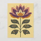 Folk Bloom No.279 Briefkaart (Voorkant)