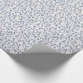 Folk Botanical Print Cadeaupapier (Hoek)