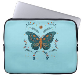 Folk Butterfly Slim Laptop Sleeve