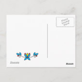 Folk Costume Briefkaart (Achterkant)