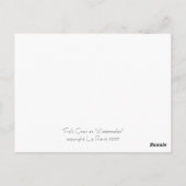 Folk Crow on Watermelon Briefkaart (Achterkant)