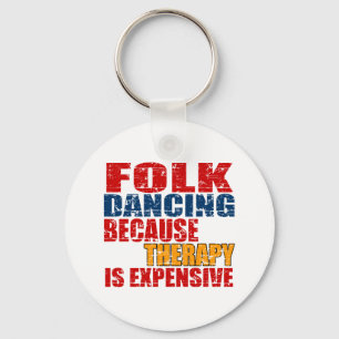 Folk Dance Design Sleutelhanger