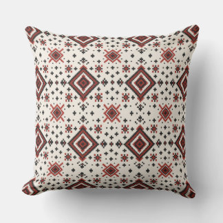 Folk Diamond Cross Stitch Seamless Pattern Kussen