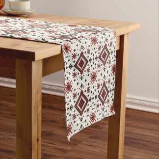 Folk Diamond Cross Stitch Seamless Pattern Medium Tafelloper