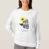 Folk Doll met zonnebloem, Motanka. T-shirt (Voorkant)