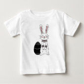 Folk Easter Bunny Rabbit Baby T-Shirt (Voorkant)