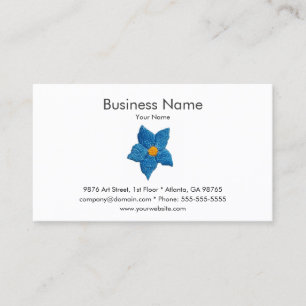 Folk Embroidery Business Card-template Visitekaartje