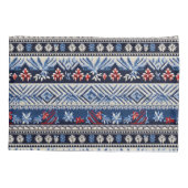 Folk Embroidery Stripe Pattern Kussensloop (Achterkant)
