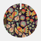 Folk Floral Birds Ornament (Achterkant)