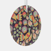 Folk Floral Birds Ornament (Voorkant Rechts)