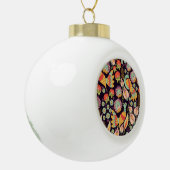  Folk Floral Birds Ornament (Links)