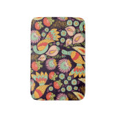 Folk Floral Birds Ornament Badmat (Voorkant Verticaal)
