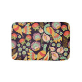  Folk Floral Birds Ornament Badmat (Voorkant)