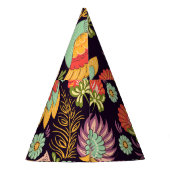  Folk Floral Birds Ornament Feesthoedjes (Achterkant)