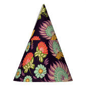  Folk Floral Birds Ornament Feesthoedjes (Links)