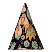  Folk Floral Birds Ornament Feesthoedjes (Rechts)