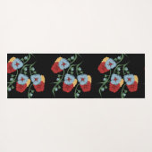 Folk Floral Botanical Yoga Mat (Achterkant (horizontaal))