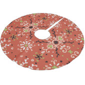 Folk Floral: kleurrijk Talavera patroon. Kerstboom Rok (Gekanteld)