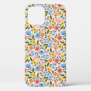 Folk Floral: Kleurrijke kleine patronen Case-Mate iPhone Case